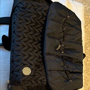 Happ Black Quilted Diaper Bag